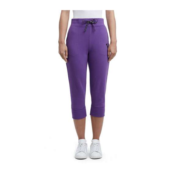 True Religion Women's Capri Cropped Slim Fit Jogger Sweatpants - Picture 1 of 3